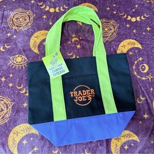 👻 Trader Joe's Canvas Mini Tote Bag 👻